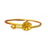 Pulseira de folha de lótus pulseira de lótus nicho simulação areia ouro abertura pulseira francesa antiga joias de temperamento retrô chinês atacado