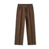 Nueva colección otoño/invierno 2026: pantalones casuales rectos para hombre, estilo retro y minimalista, corte holgado, talla grande, pantalones largos de moda