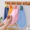 Toalla de mano colgante linda y elegante, Toalla de mano de cocina absorbente y engrosada, Toalla pequeña como regalo, Toalla pequeña colgante