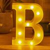 26 Luces del Alfabeto Inglés, Luces de Modelado LED, Luces para Boda Cumpleaños, Decoración para Propuesta Confesión, Luces Nocturnas Sorpresa