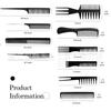 Set de Tijeras de Peluquería para Barbero Accesorios Peine Aceite Cepillo para Barrer el Cabello Afilador Paño Capa Plancha Pinza para el Cabello Flequillo