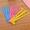 Régua Reta Girafa Desenho Animado Régua Plástica Estudante 15cm Papelaria Desenho Animado Material Escolar Ferramentas de Desenho Atacado