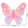 2026 Nueva Decoración de Fiesta Escénica con Forma de Mariposa para Festividades Transfronterizas Accesorios Banderas con Forma para Eventos