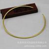 Joyería DIY Hongxing color oro 24k 4*2*135mm guirnaldas todos los collares materiales hechos a mano accesorios para pasador de pelo B285