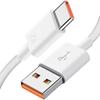 Cable de datos tipo C de doble cabezal con carga rápida trenzada de 120 W, puerto CTO, carga rápida PD, compatible con la línea de carga Apple 15 Huawei.