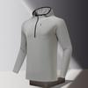 8598 Primavera 2025 Nueva Chaqueta de Manga Larga para Hombre Moda Casual Deportiva Ajuste Delgado Elástica Fitness Exterior Cuello Exterior