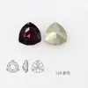 Cristales Dongzhou Triangulares 7mm Coloridos con Base Puntiaguda para Uñas Rhinestones Pequeña Cabeza de Tigre Forma Triangular Rhinestones Accesorios para Uñas DIY