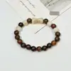 Pulsera de Cerámica Jingdezhen Nueva Pulsera de Cerámica China Joyería Estudiante Estilo Tíbet Cuerda Trenzada a Mano Puesto Regalo para Estudiante