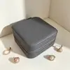 Caja de Joyería Portátil para Niñas, Anillos, Pendientes, Pulseras, Bolsa de Cosméticos a Prueba de Polvo, Dulce Caja de Almacenamiento para Bisutería