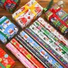 Papel de Presente Espesso para Aniversário Papel Revestido Papel Kraft Papel para Embalagem de Presente Embalagem de Caixa de Presente Atacado
