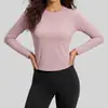 Traje de Camiseta de Manga Larga para Correr para Mujer Juyitang Aspecto Adelgazante Top de Yoga Nuevo Traje Deportivo de Fitness