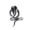 Nuevo Anillo Retro Cobra de Personalidad para Hombre Joyería Hip-Hop Cool Anillo para Dedo Índice