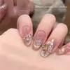 Decorações de Unhas de Natal Xiaohongshu, Sensação de Luxo Leve e de Alta Qualidade, Strass de Flocos de Neve em Formato de Diamante, Strass de Zircônia Champanhe Brilhante para Unhas