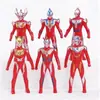 Decoraciones para Pastel de Ultraman Luchando contra Monstruos Adornos Niños Niño Cumpleaños Héroe de Dibujos Animados Hierro Dragón Volador Disfraces Enchufables