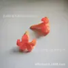 Accesorios de cuentas de flor de trompeta de arcilla suave de colores hechos a mano, flor de campana, flor de plumeria, componentes de joyería hechos a mano mini DIY simulados