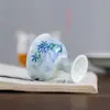 Yue Rui Carrillón Azul y Blanco Pintado a Mano Taza Maestra Femenina Taza de Té Suministro para el Hogar Taza de Mesa Taza Alta China de Una Taza