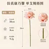 Clavel artificial de un solo tallo, flor falsa de tela muy realista, ramo decorativo para escritorio de sala de estar en casa, venta al por mayor de fabricante