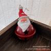 Colgante de Campana de Resina con Reno de Papá Noel Decoraciones Navideñas Transfronterizas Accesorios para Escenas Nuevas
