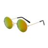 Gafas de Sol Redondas Estilo Retro para Niños Película de Color Reflectantes Redondas Espejo de Príncipe Tendencia Gafas para Puesto de Gafas de Sol para Niños Hombres y Mujeres