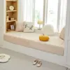 Nueva Alfombrilla Gruesa Antideslizante de Felpa de Conejo para Ventana Abuhardillada Cojín Sencillo y Moderno para Dormitorio Balcón Cojín Tatami