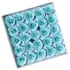 Despertar Siete Capas Flor de Rosa Jabón Cabeza de Flor Navidad Flor Eterna Ramo Flor Artificial Simulación Avanzada Regalo flor diy