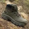 Suministrados directamente por el fabricante, botas tácticas de senderismo para exteriores de gran tamaño, botas de campo de entrenamiento, zapatos de senderismo para hombre de alta calidad