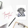 Novo Conjunto de Cartão de Cumprimentos e Envelope com Tema de Futebol Evento Exclusivo para Fãs Amazon Temu Cartão de Celebração