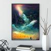 Nova pintura de diamante 5D paisagem de praia transfronteiriça flores dos sonhos borboleta DIY tijolo de diamante completo adesivo de diamante fabricantes