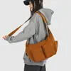 Nueva Bolsa de Tela de Nylon de Gran Capacidad para Hombres y Mujeres, Resistente al Agua, Bolso Bandolera Casual Estilo Tooling Multibolsillos