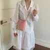 Bolso bandolera para mujer, modelo nuevo 2026, bolso de hombro tipo cubo simple para el trabajo, bolso de mano pequeño, bolso bandolera para mujer