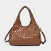 Bolsa de Palha Tecida Artesanal de Design Exclusivo 2026 Nova Moda Primavera Grande Capacidade Bolsa de Mão Tote