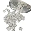 Decorações de Artes para Unhas de Floco de Neve de Natal com Glitter Branco Transfronteiriças de Inverno Acessórios de Resina Capa de Celular DIY Acessórios de Cabelo 3D