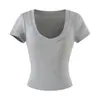 Camiseta de Manga Corta con Escote en V que Favorece la Figura y Ceñida a la Cintura, Estilo Dibujo Animado, Nuevo Básico de Verano Delgado, Top Corto Base para Mujer