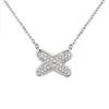Collar con Colgante de Cruz de Nácar Natural Versión Alta Familia Shang X Accesorios de Alta Gama para Mujer Exquisito Lujo Ligero Nicho Oro Rosa Clavícula