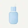 Frasco de Loção Azul em Estoque 30/50/80ml Plástico Cosmético Líquido Essência Emulsão Frasco Bomba Dispenser Frasco Plano Pe