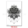 Pegatina de Tatuaje Pegatina de Tatuaje para Mujer Flor Brazo Medio Brazo Set de Pegatinas de Tatuaje