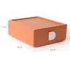 Caja de Almacenamiento de Escritorio Extraíble Apilable Organizador de Combinación Libre