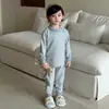 Conjunto de Ropa Interior Térmica Sin Costuras de Lana y Seda Personalizado para Niños para Otoño e Invierno, Tops y Pantalones Térmicos para Niños y Niñas