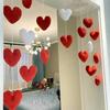 Cortina de Puerta Amor Explosiones Popular en Internet Mismo Decoraciones de Puerta Habitación Dormitorio Niña Corazón de Princesa Cortina Colgante Festivo Boda