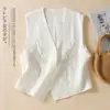 Foto Real de Novo Colete Bordado com Contas Vazadas Estilo Chinês Resistente para Mulheres, Colete Jaqueta de Exterior Primavera/Verão 2026