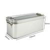 Caja Metálica Cuadrada con Cierre a Presión para Pasteles Chinos Especiales, Empaque de Turrón, Tarro de Regalo, En Stock Pastel de Mousse Nb, Pastel de Piña