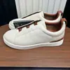 Guangzhou alta calidad piel genuina moderno casual deportivo transpirable elástico sin cordones mocasines zapatillas blancas zapatos de hombre transfronterizo