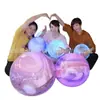 Lámpara Colgante de Techo Personalizada Lámpara de Luna Acrílico Luz Exterior Espectáculo de Luces Iluminación Araña Decorativa Exterior Led Planeta