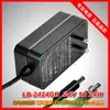 Adaptador de Corriente 12V2A 24V1A Estándar Europeo Estándar Británico Estándar Americano Certificación Ce 3C Tipo de Enchufe de Pared Typec