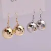 Amazon explosiones cortan aretes de bola de discoteca 70 s American DISCO aretes dorados y plateados venta directa de fábrica