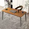 Mesa, mesa de computador, mesa de estudante para casa, escrivaninha simples moderna para quarto, mesa de escritório durável para uma pessoa, outros
