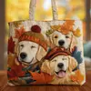 2026 Nueva Serie Transfronteriza de Cachorros Estampado Digital Bolso de Hombro Acolchado de Moda