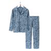 Conjunto de Pijama Infantil con Solapa Algodón Primavera y Otoño Traje de Casa Infantil para Niños y Niñas