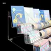 Soporte Exhibidor de Acrílico Estante de Almacenamiento para Borradores y Cinta de Papel Transparente Multicapa Estante Escalonado Separable Libremente