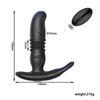 Control Remoto Inalámbrico Masajeador Prostático Telescópico Vibratorio Masaje Espalda Cancha Masturbación Masculina Juguete Sexual Productos para Adultos